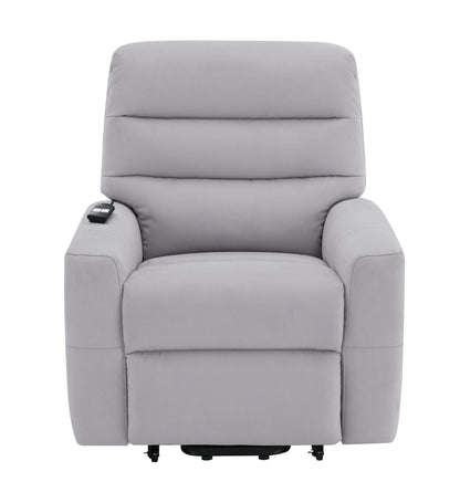 Freddie Gray Leather Aire Power Motion Recliner w/Lift - 1st Choice Furniture Direct