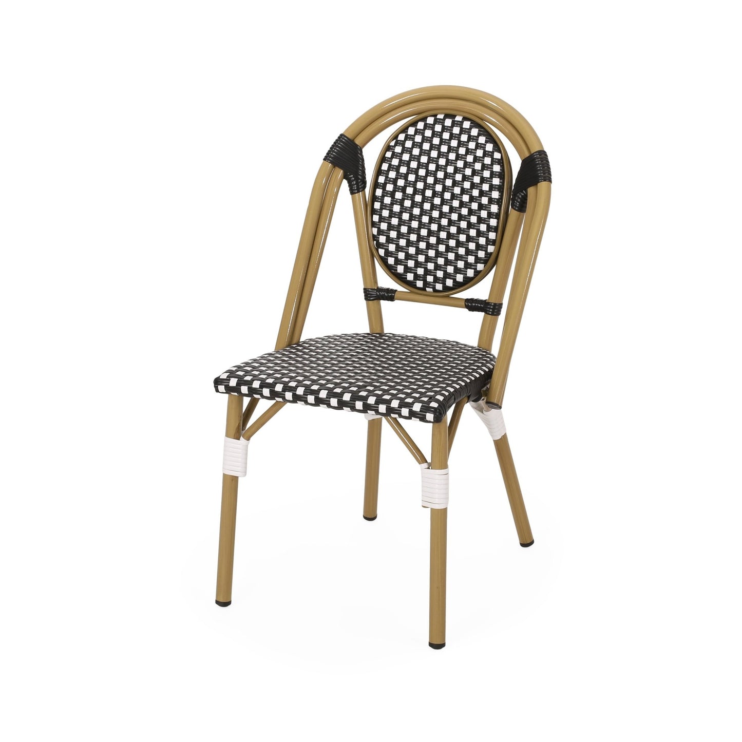 French Bistro Outdoor Chair Set – Wicker Patio Chairs (Set of 2) - 1st Choice Furniture Direct