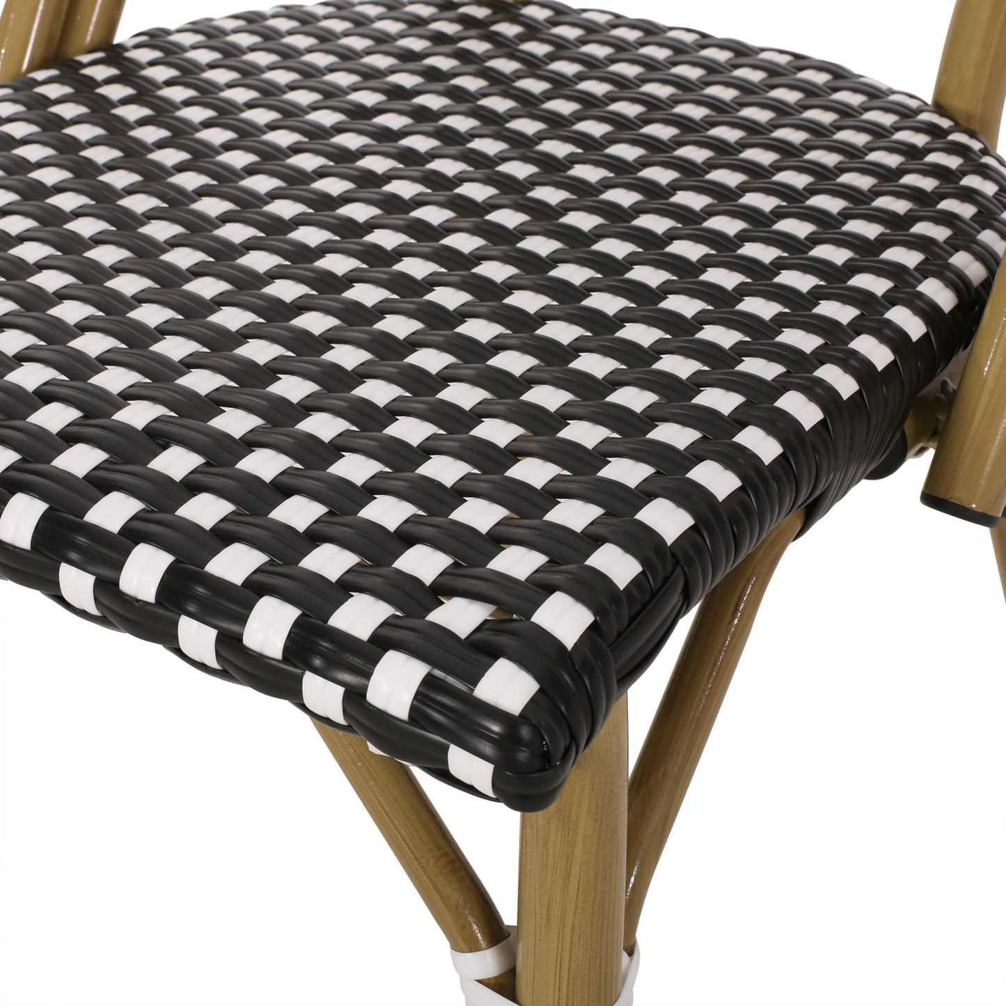 French Bistro Outdoor Chair Set – Wicker Patio Chairs (Set of 2) - 1st Choice Furniture Direct