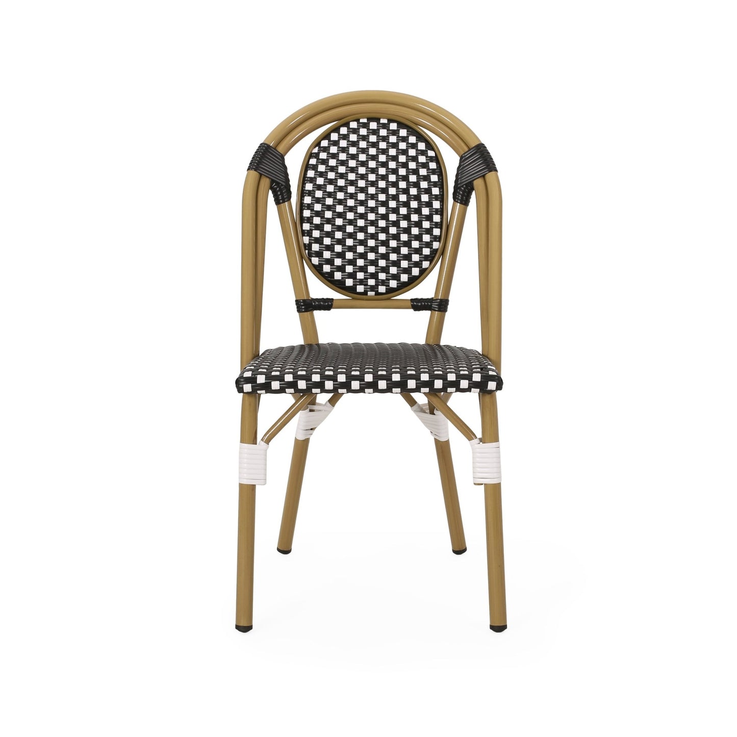 French Bistro Outdoor Chair Set – Wicker Patio Chairs (Set of 2) - 1st Choice Furniture Direct