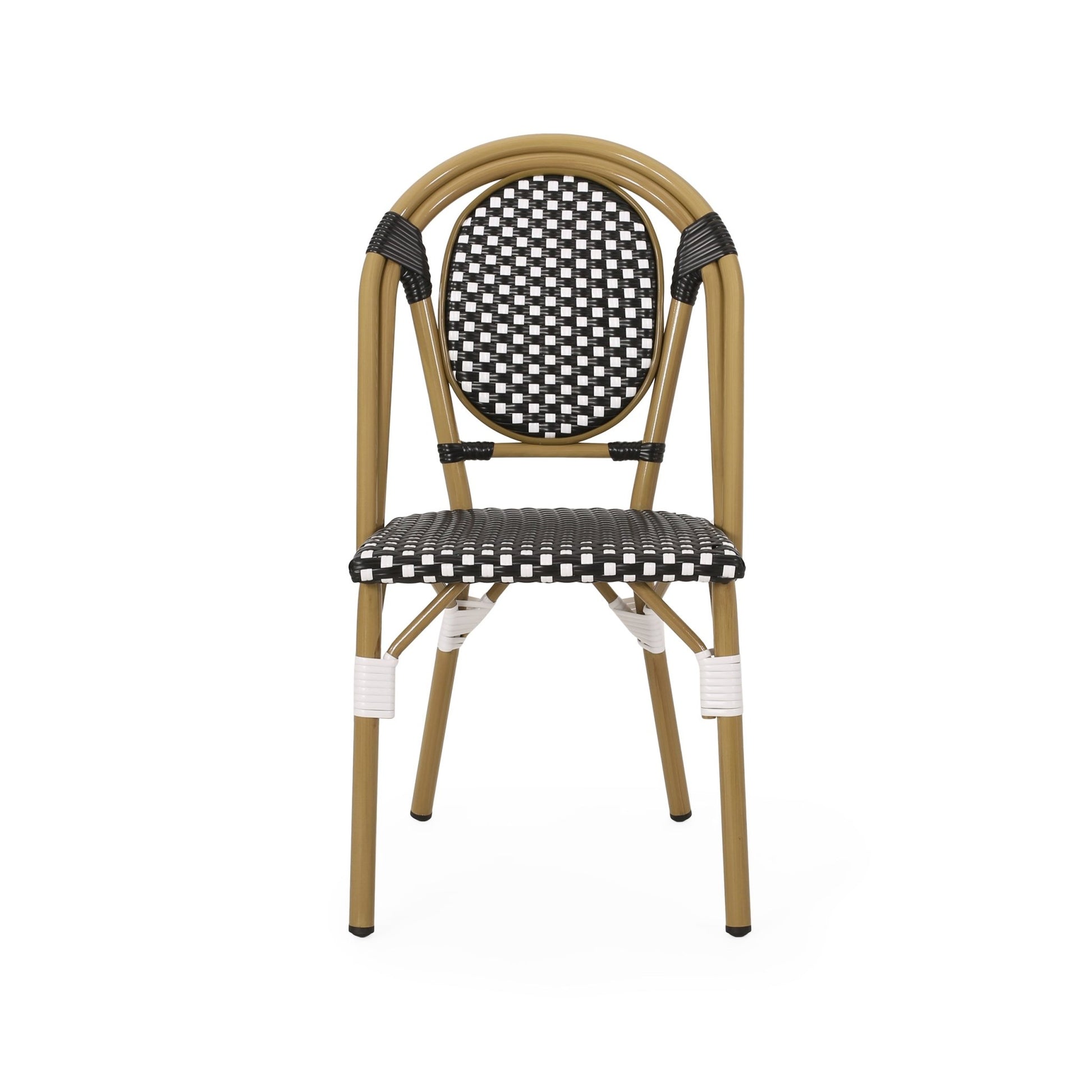 French Bistro Outdoor Chair Set – Wicker Patio Chairs (Set of 2) - 1st Choice Furniture Direct