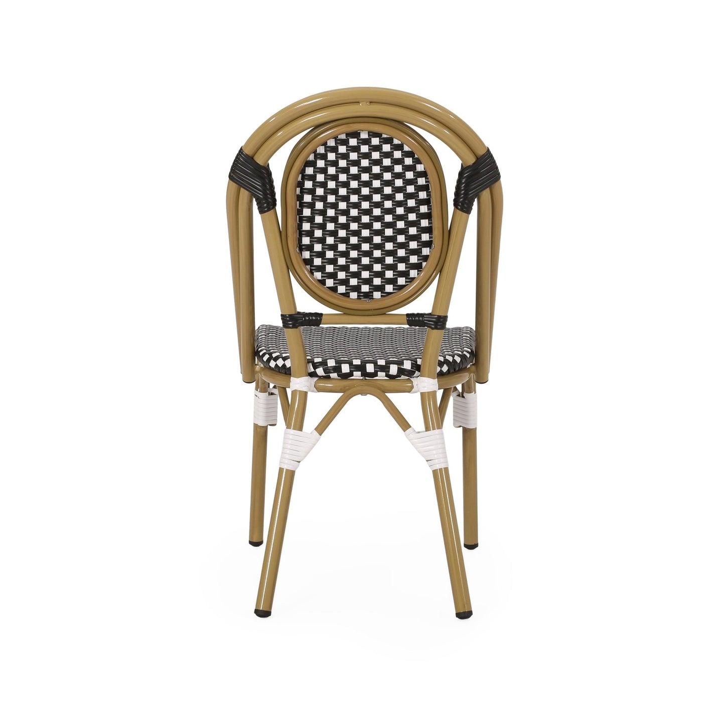 French Bistro Outdoor Chair Set – Wicker Patio Chairs (Set of 2) - 1st Choice Furniture Direct
