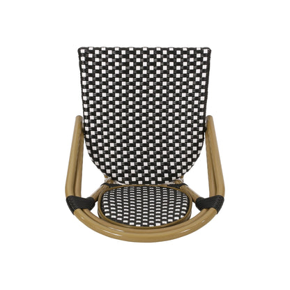 French Bistro Outdoor Chair Set – Wicker Patio Chairs (Set of 2) - 1st Choice Furniture Direct