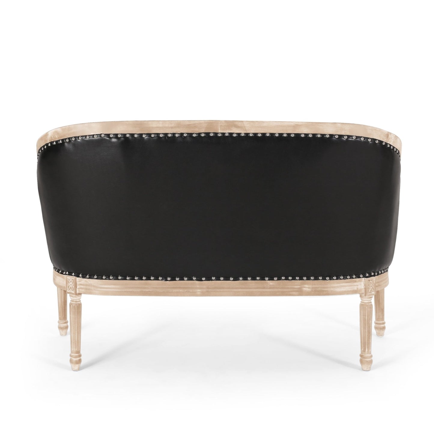 French Country Chesterfield Style Tufted Loveseat - 1st Choice Furniture Direct