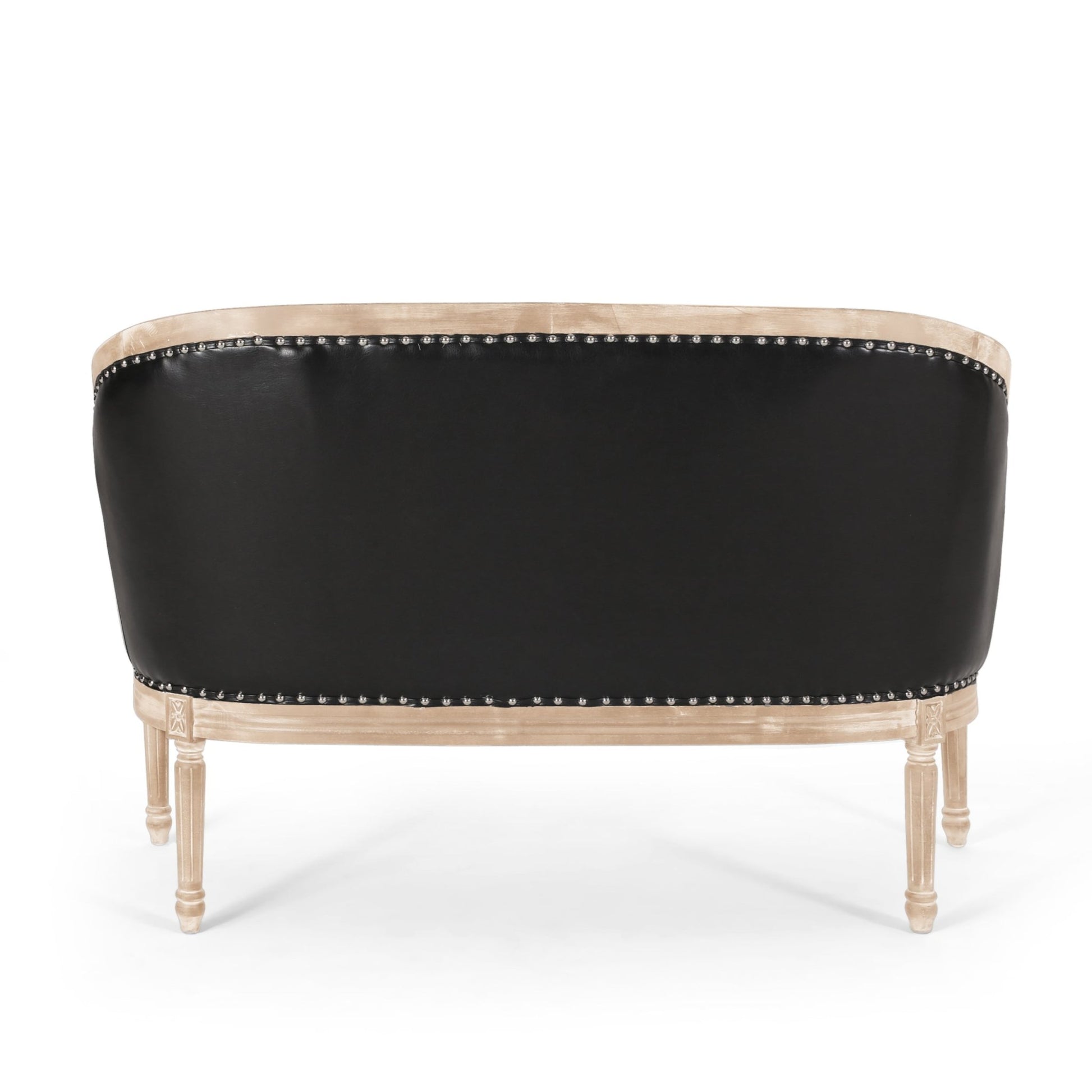 French Country Chesterfield Style Tufted Loveseat - 1st Choice Furniture Direct