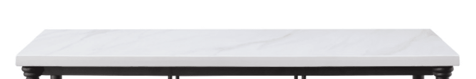Freyja White Cultured Marble Top & Gray Finish Kitchen Island-TOP Only - 1st Choice Furniture Direct