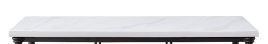 Freyja White Cultured Marble Top & Gray Finish Kitchen Island-TOP Only - 1st Choice Furniture Direct