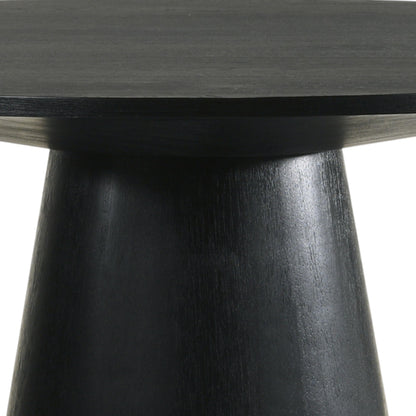 Froja Black Finish Round Dining Table - 1st Choice Furniture Direct