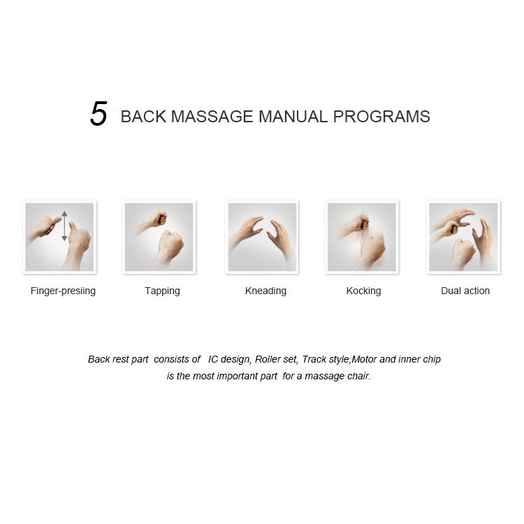 Full Body Zero Gravity Shiatsu Massage Chair L - Track Recliner with Airbag Speaker LCD Screen Remote Control Voice Control Back/Leg Heat - 1st Choice Furniture Direct