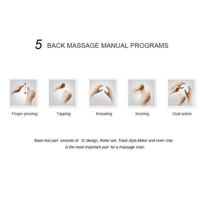 Full Body Zero Gravity Shiatsu Massage Chair L - Track Recliner with Airbag Speaker LCD Screen Remote Control Voice Control Back/Leg Heat - 1st Choice Furniture Direct