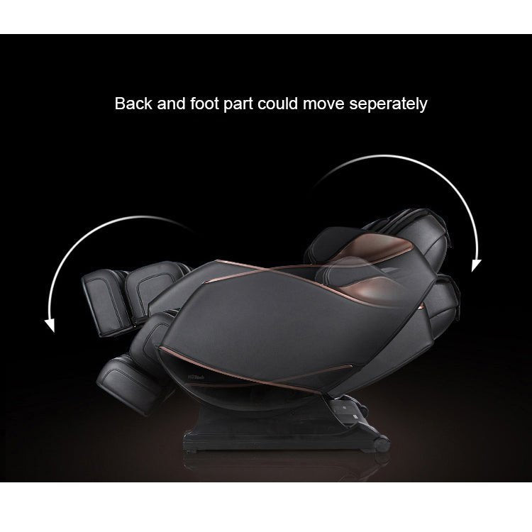 Full Body Zero Gravity Shiatsu Massage Chair SL-Track Recliner with Airbag Speaker LCD Touch Screen+Mini Remote Voice Control Back Heat - 1st Choice Furniture Direct