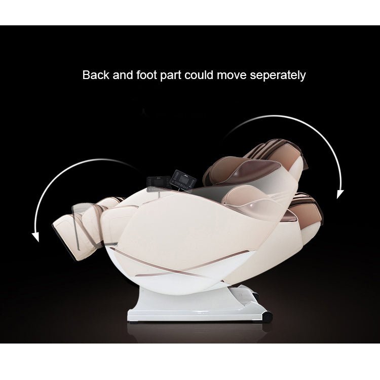 Full Body Zero Gravity Shiatsu Massage Chair SL - Track Recliner with Airbag Speaker LCD Touch Screen+Mini Remote Voice Control Back/Seat Heat - 1st Choice Furniture Direct