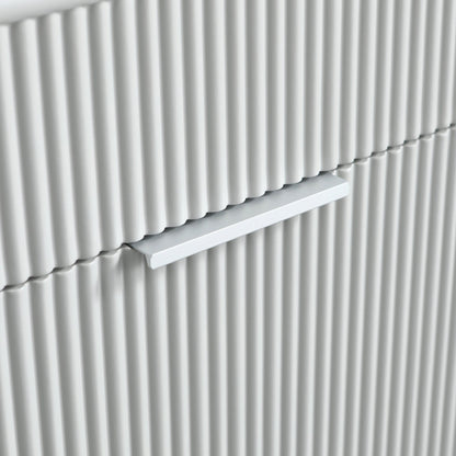 Fully Assembled 30'' Grey Freestanding Single Sink Bathroom Vanity with 2 Handle Sets and Engineered Marble Top - 1st Choice Furniture Direct