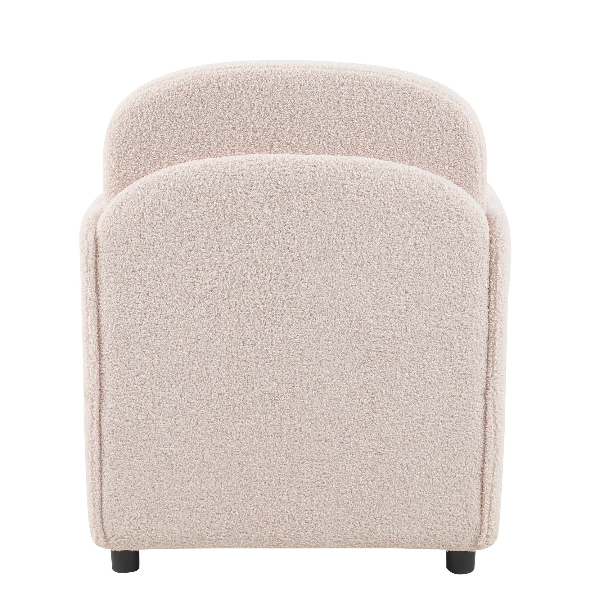 Furniture Style 2 in 1 Pet Friendly Fluffy Fabric Sherpa Upholstered Leisure Armchair with Lumbar Pillow for Living Room Bedroom Home and Office, Cream White - 1st Choice Furniture Direct