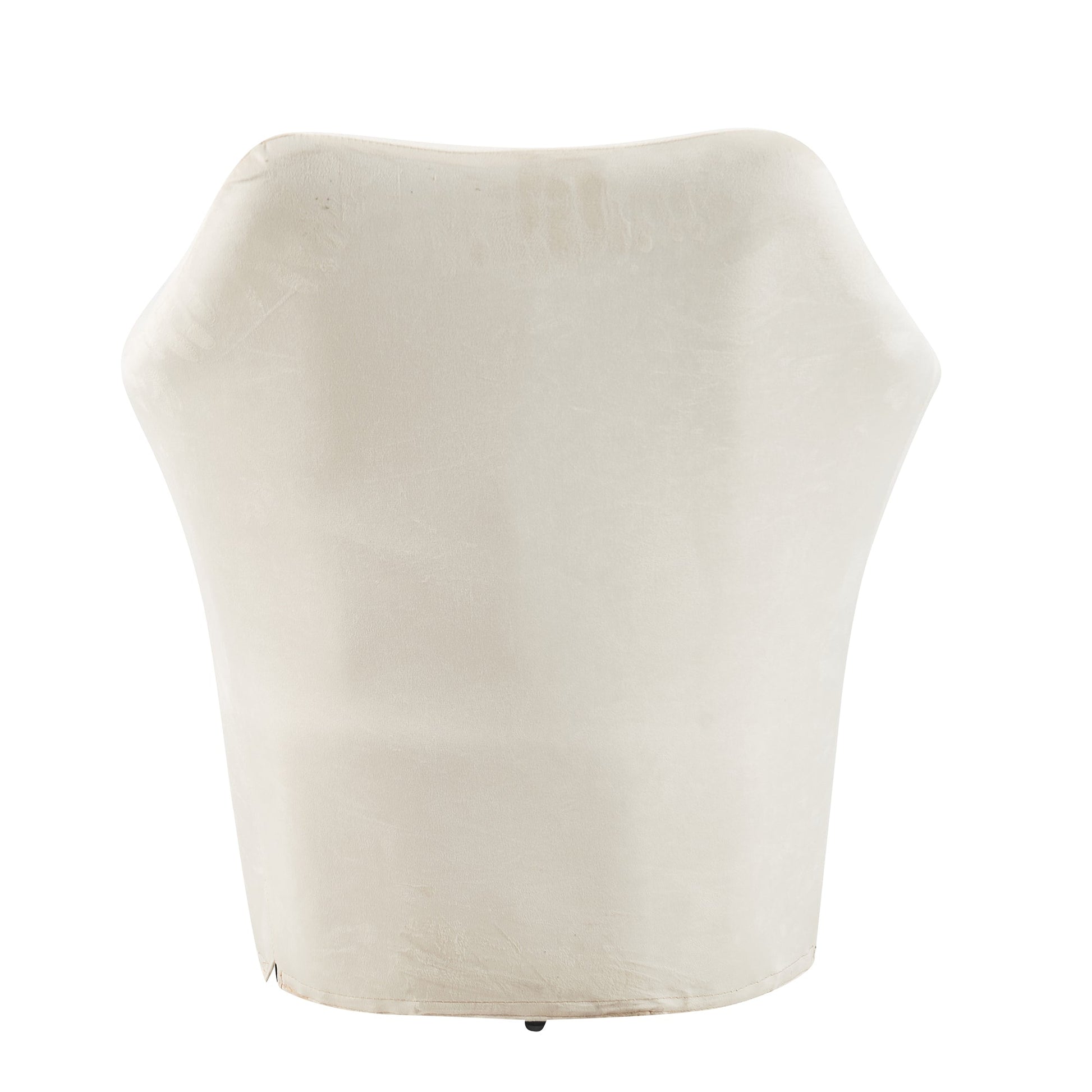 Furniture Style 2 in 1 Pet Friendly Mid Century Modern Accent Chair Soft Fabric Upholstered Leisure Armchair for Living Room Bedroom Home and Office, White - 1st Choice Furniture Direct
