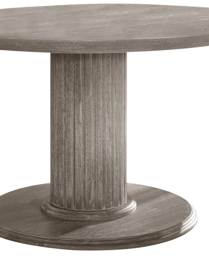 Gabrian Reclaimed Gray Finish Dining Table - 1st Choice Furniture Direct