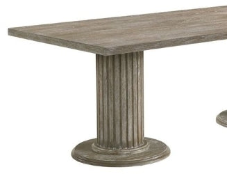 Gabrian Reclaimed Gray Finish Dining Table - 1st Choice Furniture Direct