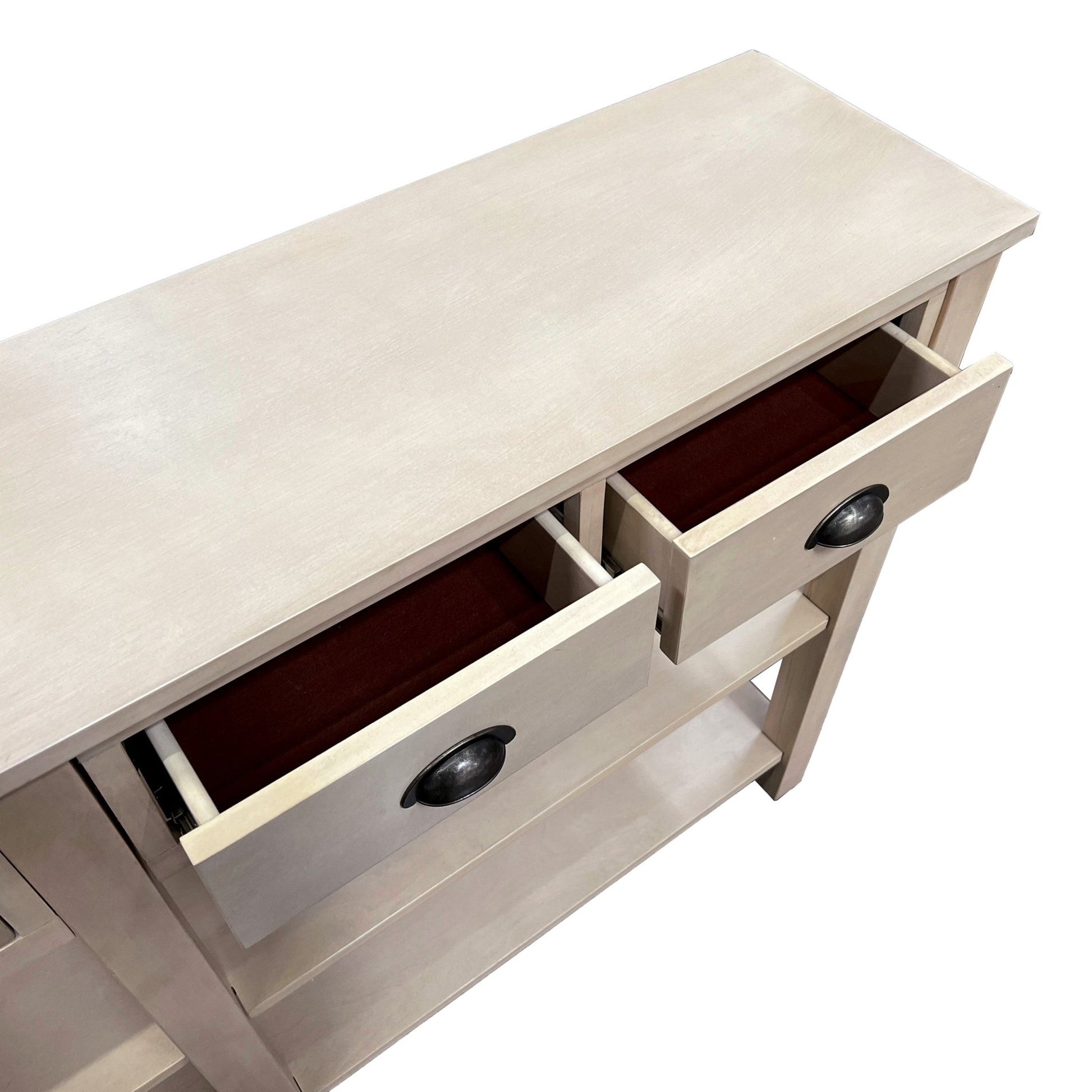 Galileo Cream Finish Console Table - 1st Choice Furniture Direct