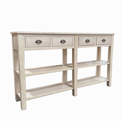 Galileo Cream Finish Console Table - 1st Choice Furniture Direct