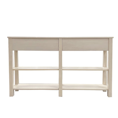 Galileo Cream Finish Console Table - 1st Choice Furniture Direct