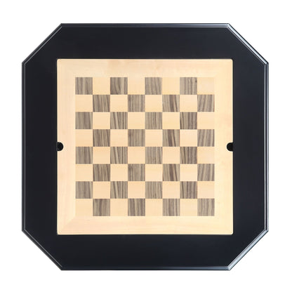Galini Black Finish Game Table - 1st Choice Furniture Direct