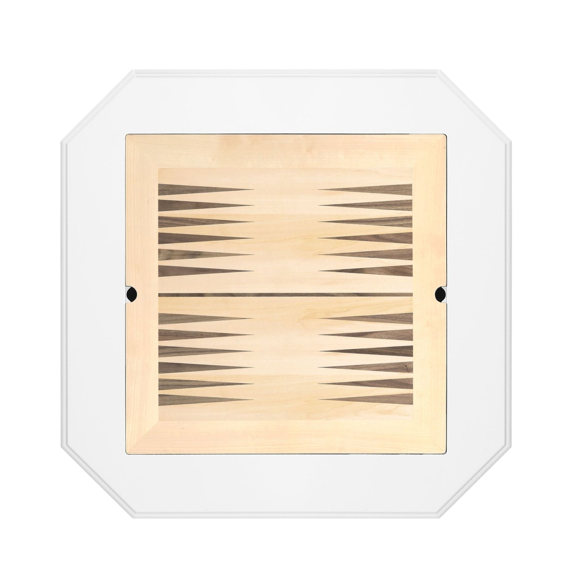 Galini White Finish Game Table - 1st Choice Furniture Direct