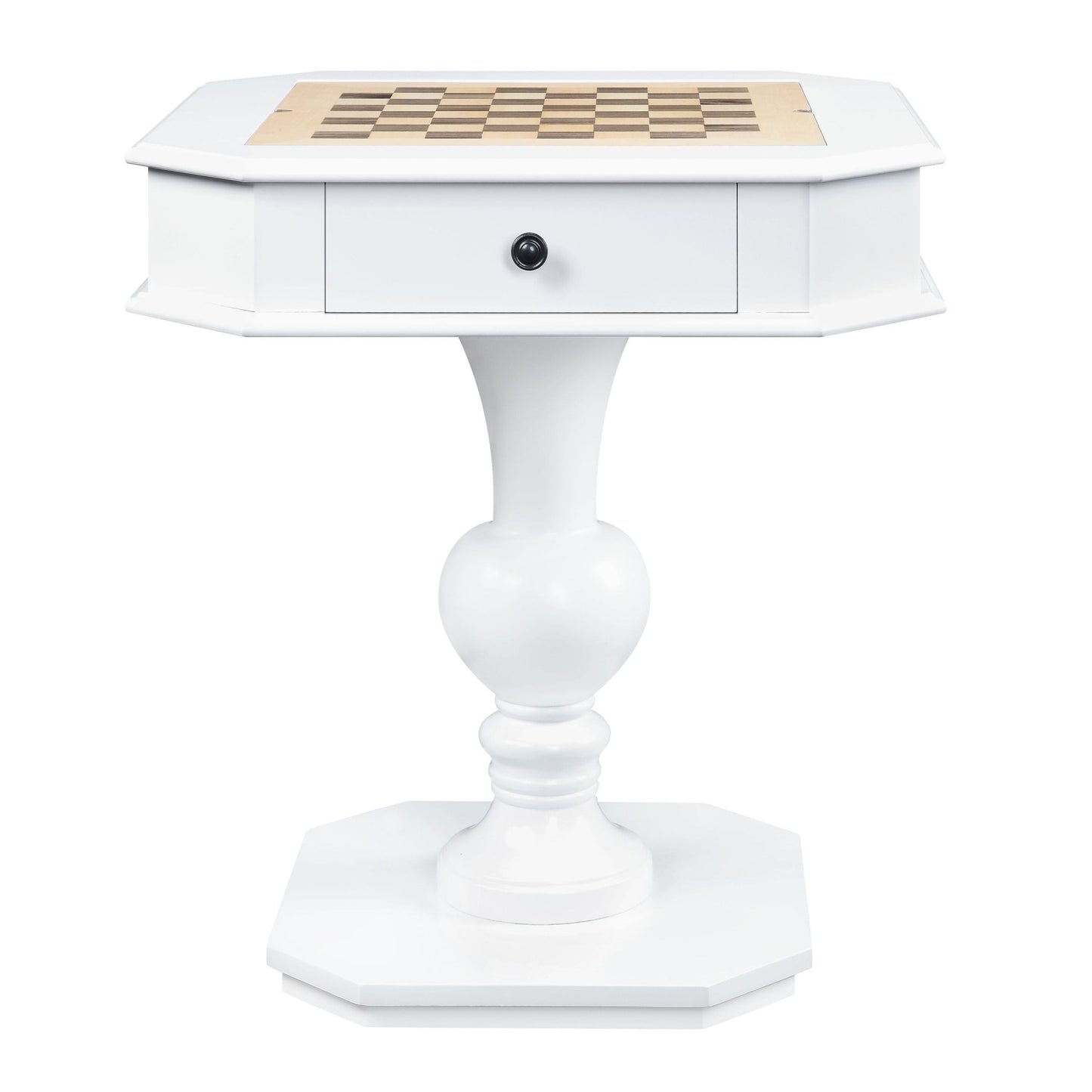 Galini White Finish Game Table - 1st Choice Furniture Direct