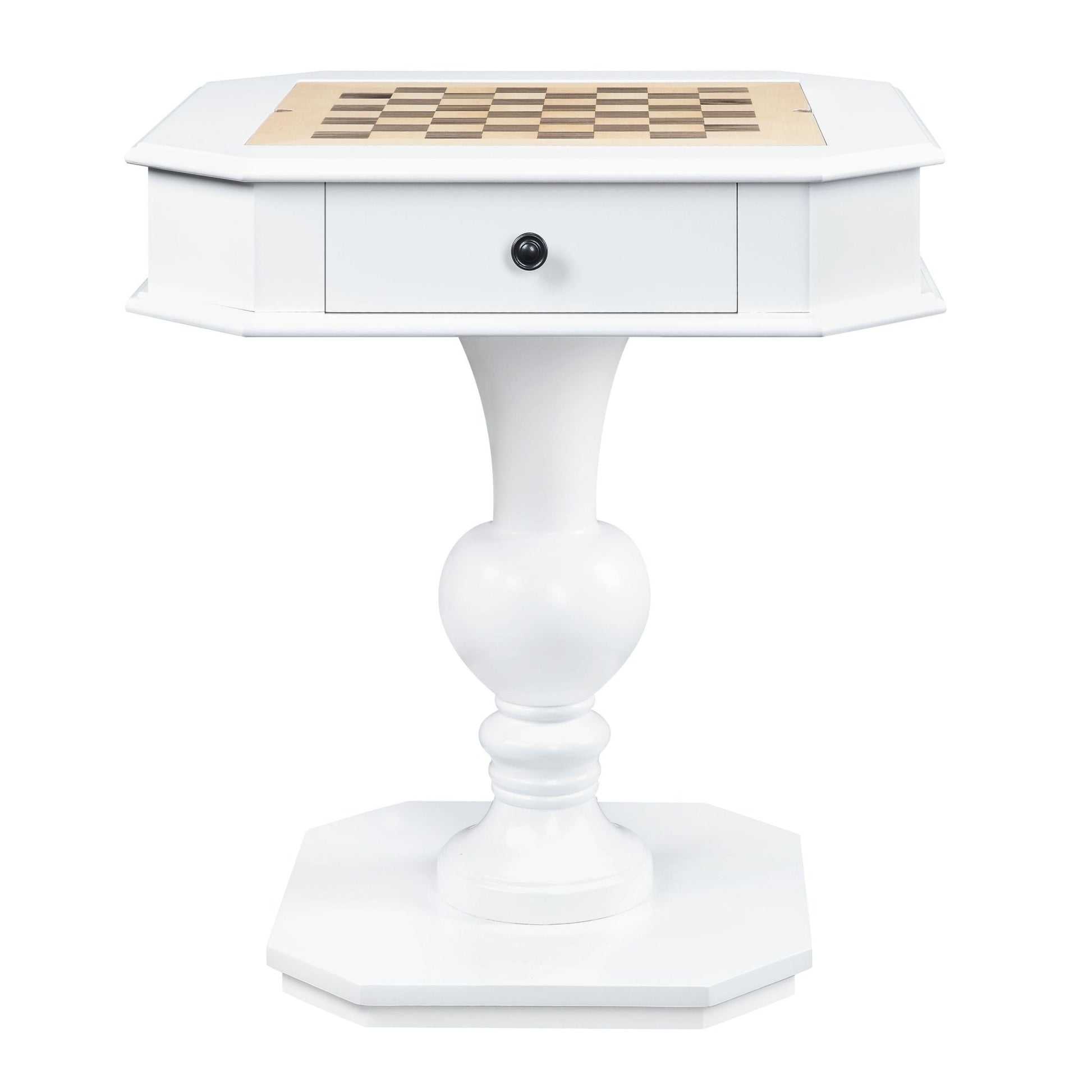 Galini White Finish Game Table - 1st Choice Furniture Direct