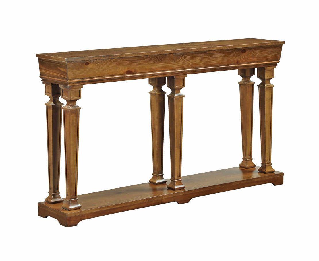 Garrison Oak Finish Console Table - 1st Choice Furniture Direct