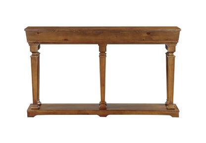 Garrison Oak Finish Console Table - 1st Choice Furniture Direct