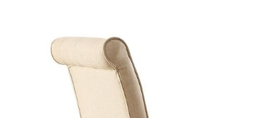 Gasha Beige Linen & Walnut Finish Side Chair (Set of 2) - 1st Choice Furniture Direct