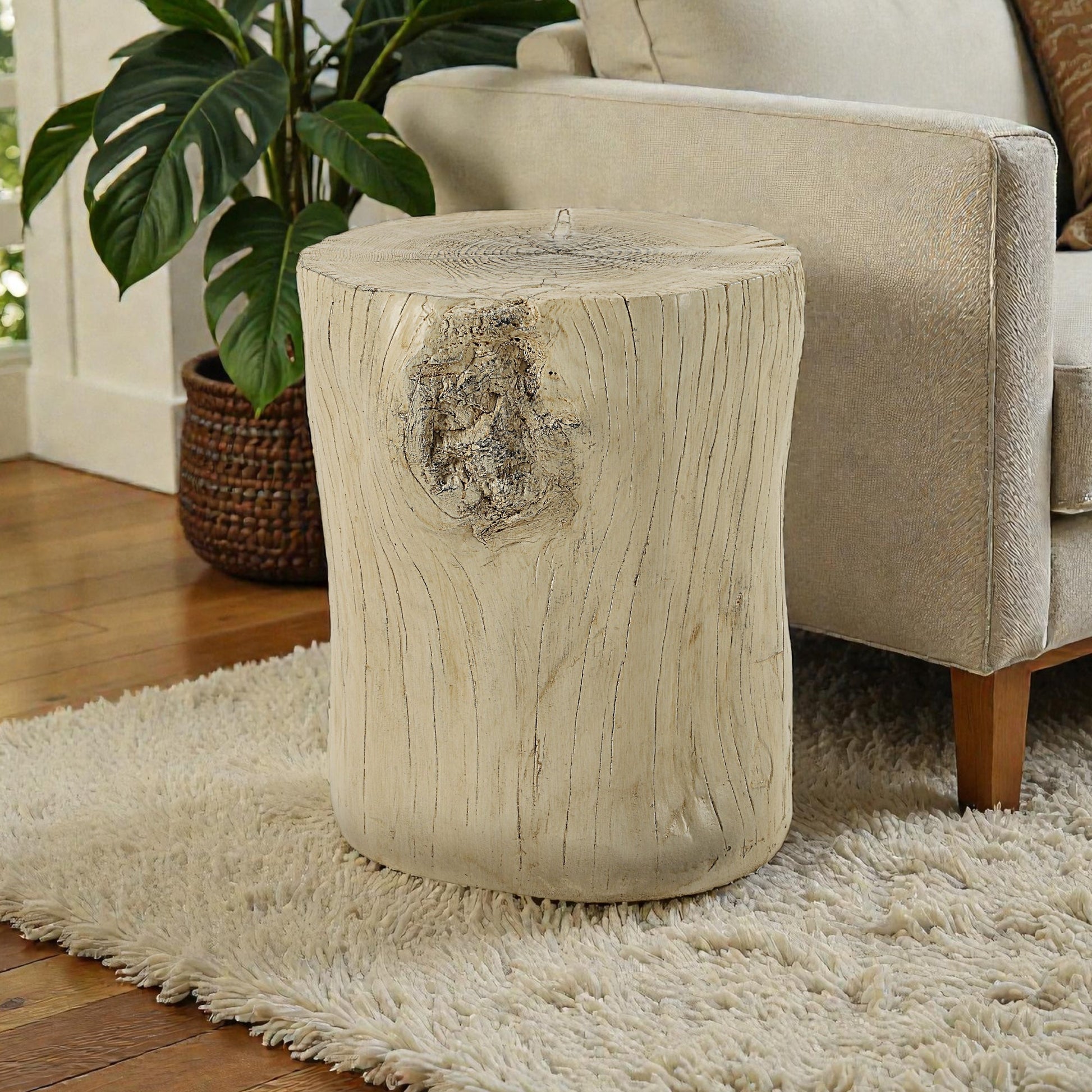 Gene Natural Brown Finish Accent Table - 1st Choice Furniture Direct