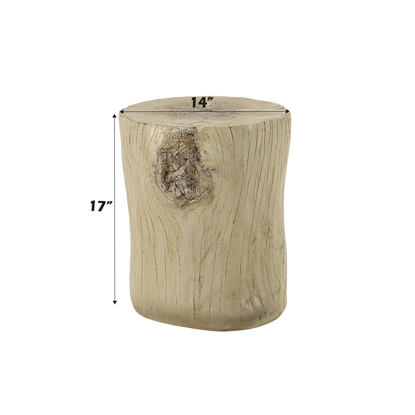 Gene Natural Brown Finish Accent Table - 1st Choice Furniture Direct