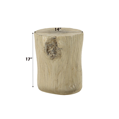 Gene Natural Brown Finish Accent Table - 1st Choice Furniture Direct