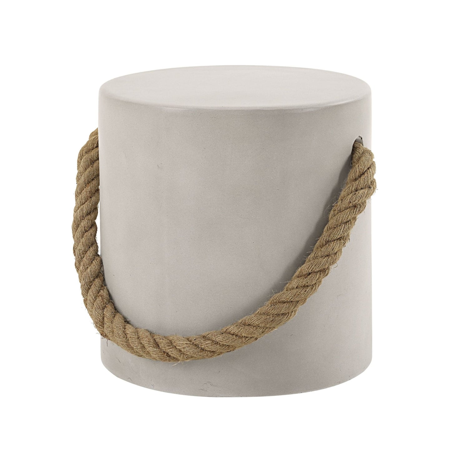 Gene Natural Gray Assembled Finish Accent Table (Environmental Friendly Cement) - 1st Choice Furniture Direct