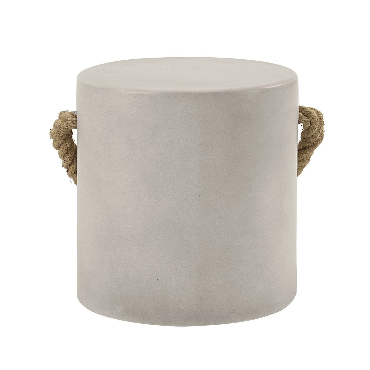 Gene Natural Gray Assembled Finish Accent Table (Environmental Friendly Cement) - 1st Choice Furniture Direct