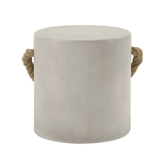 Gene Natural Gray Assembled Finish Accent Table (Environmental Friendly Cement) - 1st Choice Furniture Direct