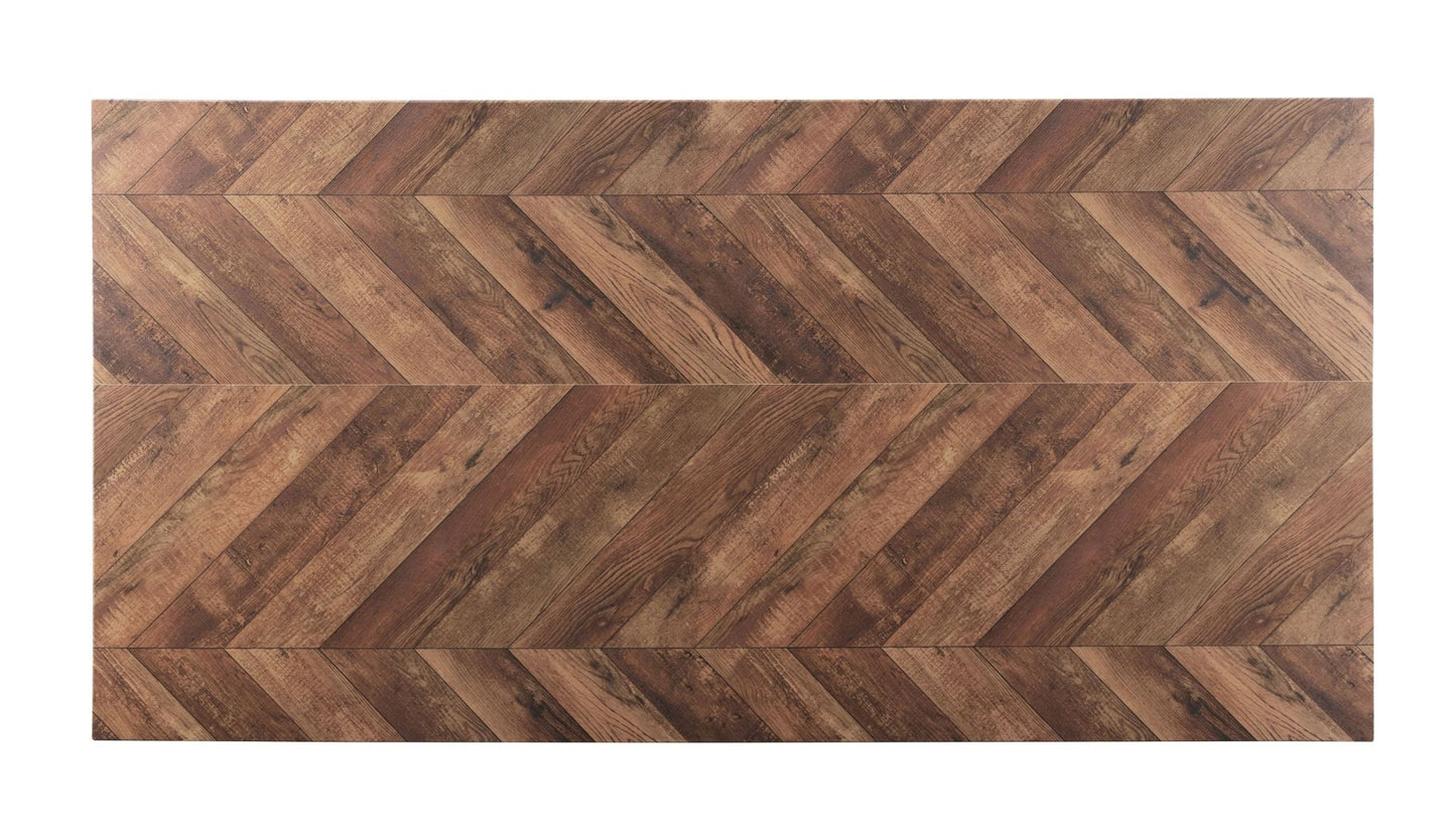 Gilsea Brown Finish Dining Table - 1st Choice Furniture Direct