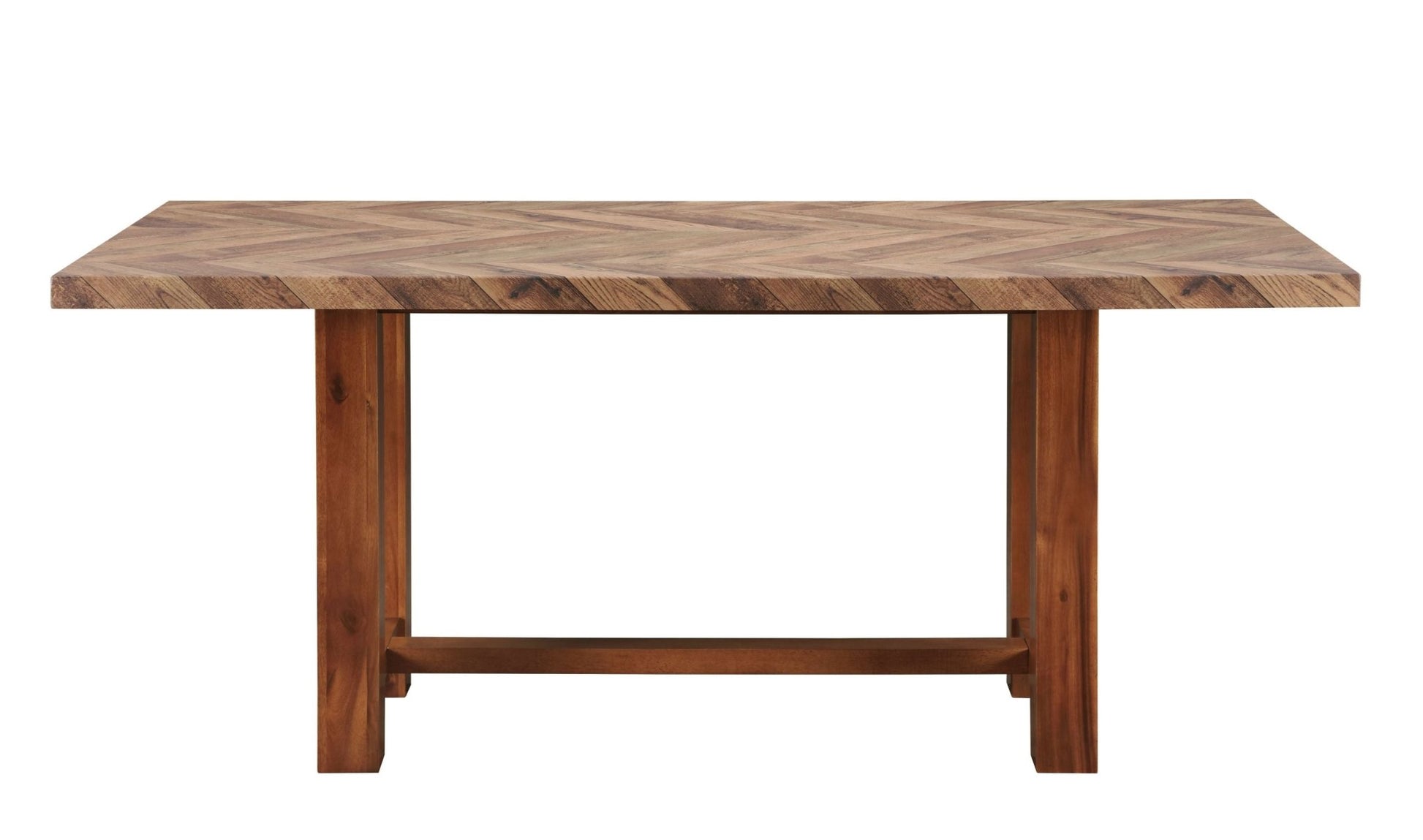 Gilsea Brown Finish Dining Table - 1st Choice Furniture Direct