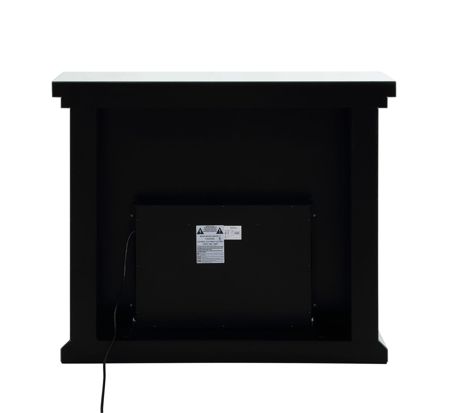 Glam Mirrored Electric Fireplace Console with LED Heater - 1st Choice Furniture Direct