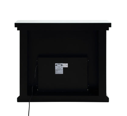 Glam Mirrored Electric Fireplace Console with LED Heater - 1st Choice Furniture Direct