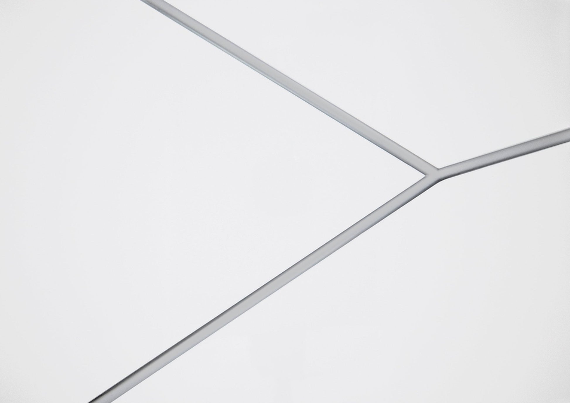 Glamorous White Finish 2 - Drawers Nightstand Geometric Design Accents Bedroom Furniture 1pc - 1st Choice Furniture Direct