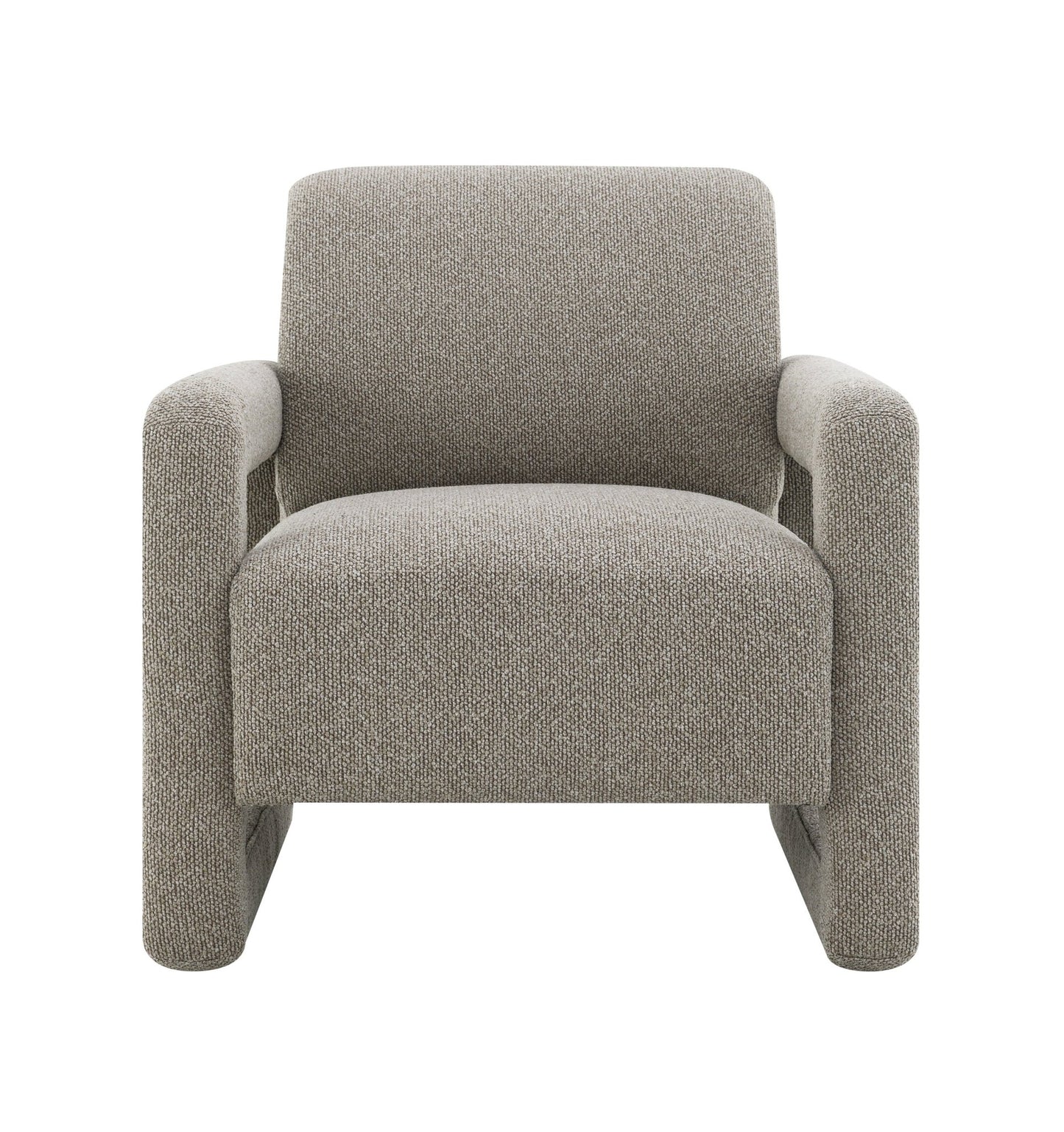 Glenda Gray Chenille Accent Chair - 1st Choice Furniture Direct