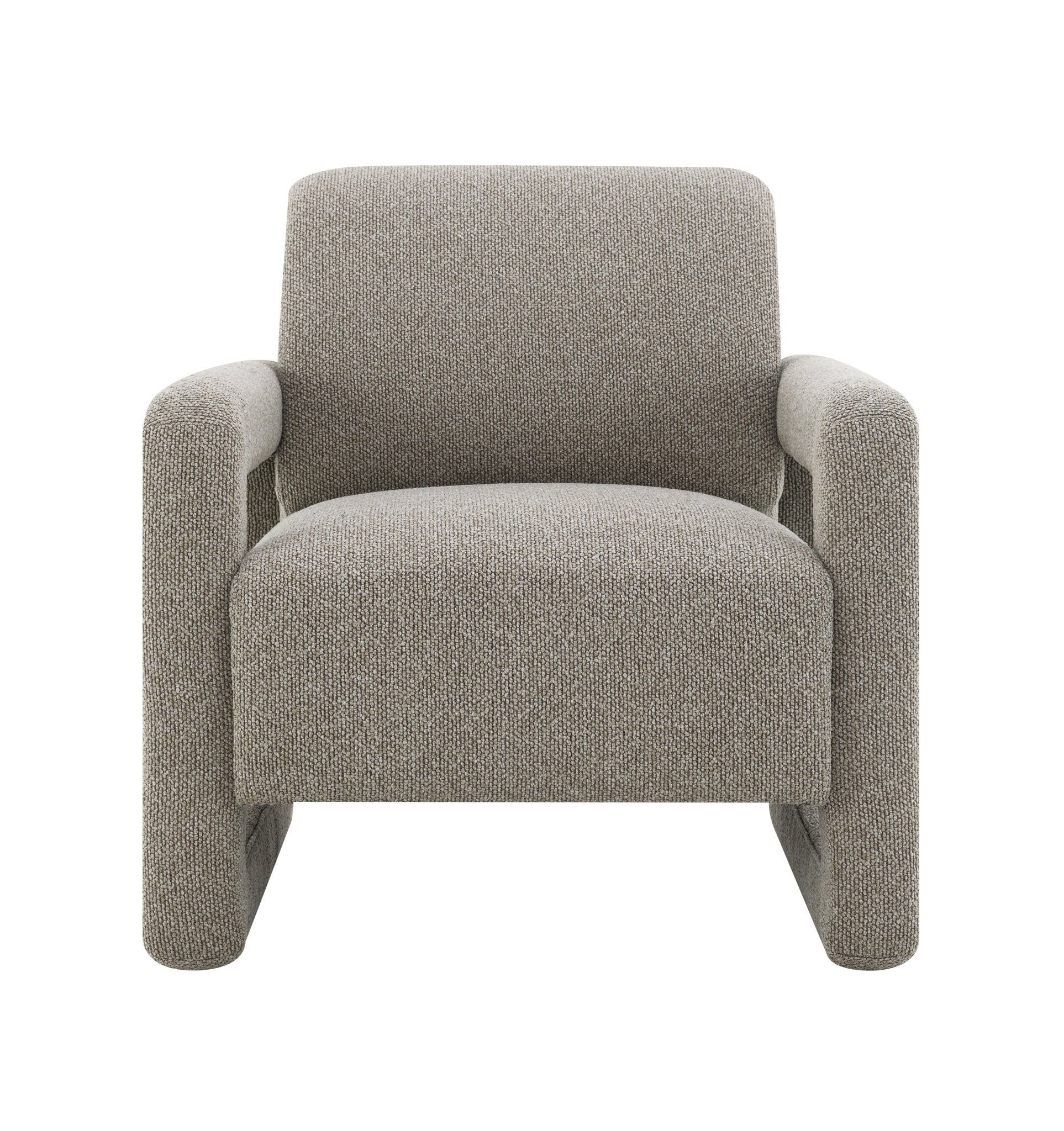 Glenda Gray Chenille Accent Chair - 1st Choice Furniture Direct
