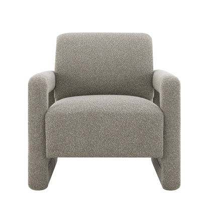 Glenda Gray Chenille Accent Chair - 1st Choice Furniture Direct