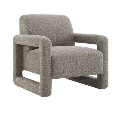 Glenda Gray Chenille Accent Chair - 1st Choice Furniture Direct