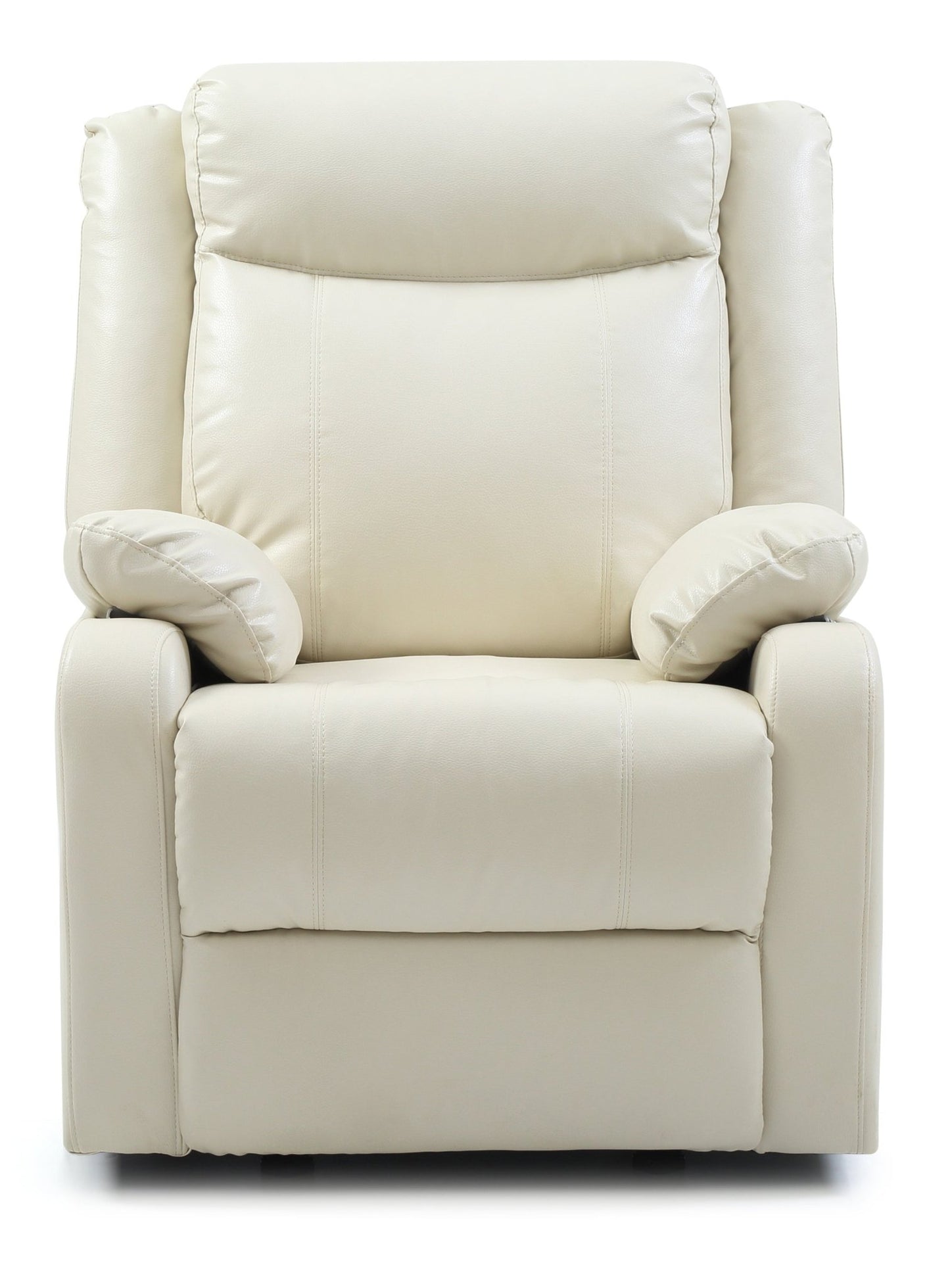 Glory Furniture Ward G762A - RC Rocker Recliner, Off White PU, 33x37x40 inches - 1st Choice Furniture Direct