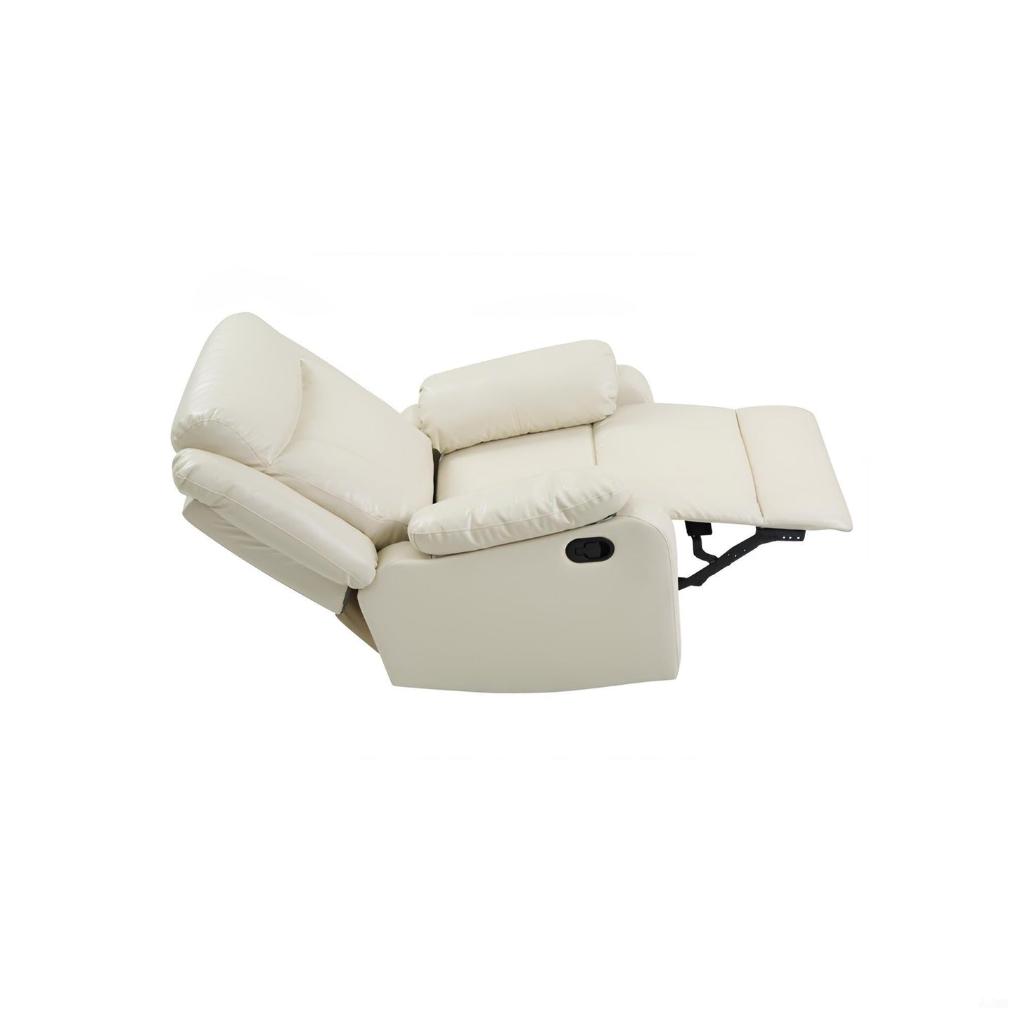 Glory Furniture Ward G762A - RC Rocker Recliner, Off White PU, 33x37x40 inches - 1st Choice Furniture Direct