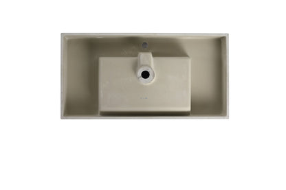 Gloss White Resin Vanity Sink Top | Modern Bathroom Basin - 1st Choice Furniture Direct