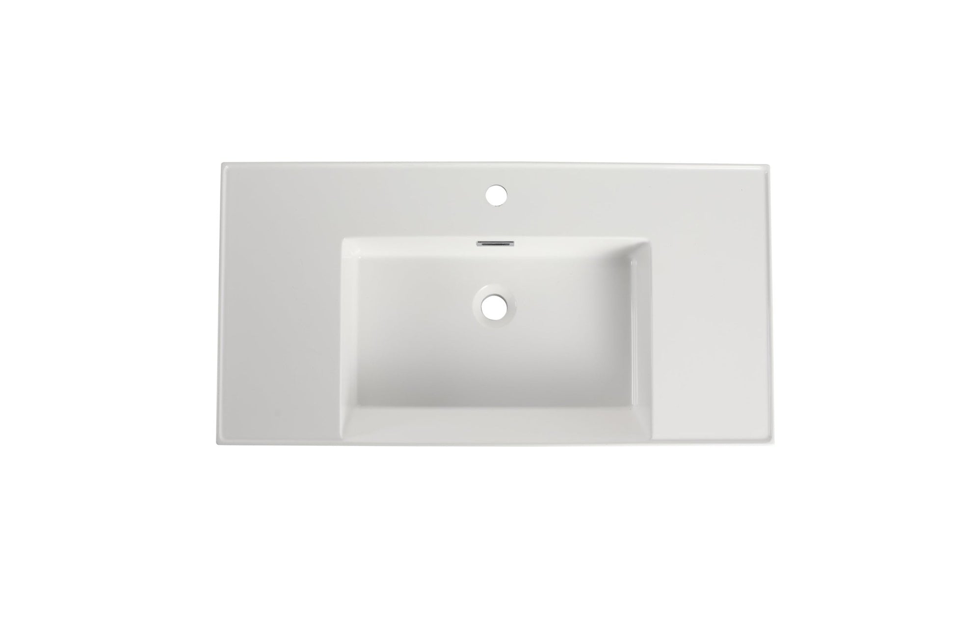 Gloss White Resin Vanity Sink Top | Modern Bathroom Basin - 1st Choice Furniture Direct